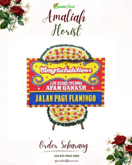 Sewa Papan Bunga Waruroyom